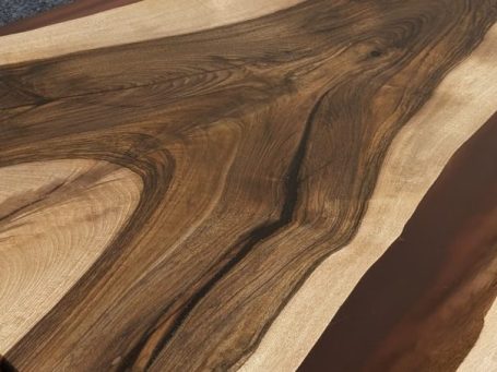 Datum Walnut and resin detail