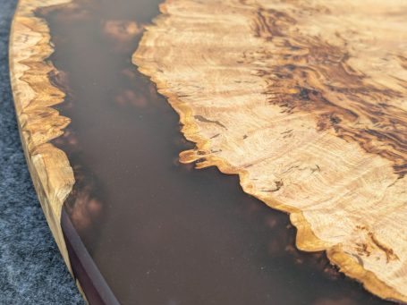 Confluence Chestnut and resin detail