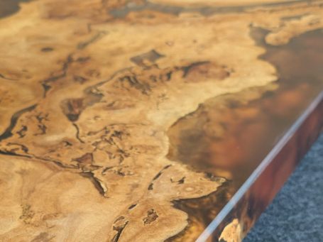 Memory 1/2 Sycamore and resin detail